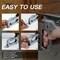 Upholstery Staple Gun Heavy Duty, 4 in 1 Stapler Gun with 2000 Staples, Remover, Manual Brad Nailer Power Adjustment Stapler Gun for Wood, Upholstery, Carpentry, Decoration DIY Staple Gun